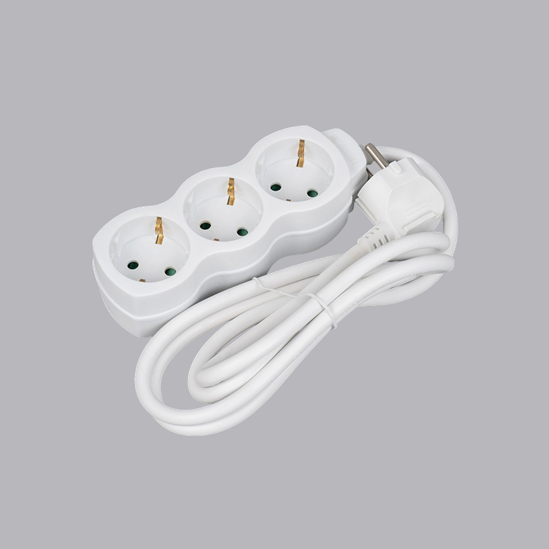LOG-03 Græskarformet 3-vejs strømskinne Multi-Socket