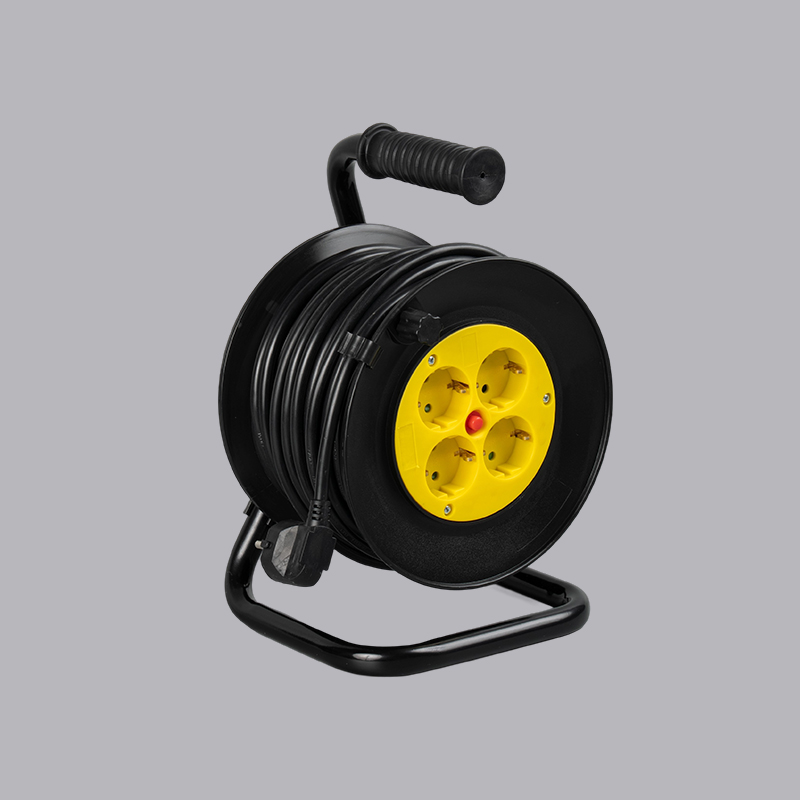 G4R-25 tysk type jernramme 25m kabelrulle