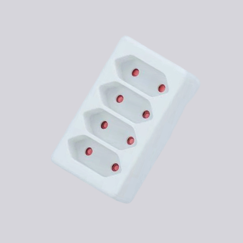 G01/4 tysk type fire flade stik adapter